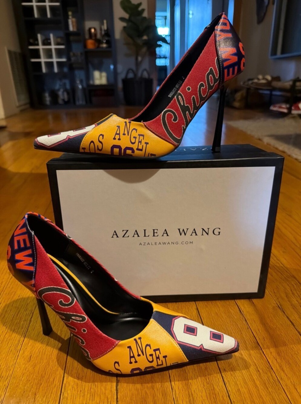 Azalea Wang Women's Shoes Size 8 Multicolor Pointed Toe Stiletto Heels